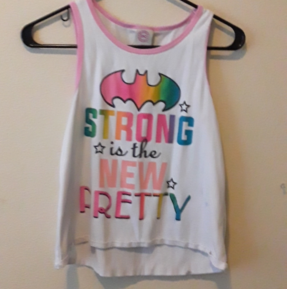 D.C. comics tank top girls L 10-12